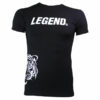 Zwart t-shirt van Legend Sports voor kinderen en volwassenen.