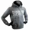 Grijze hoodie van Super Pro voor dames en heren.