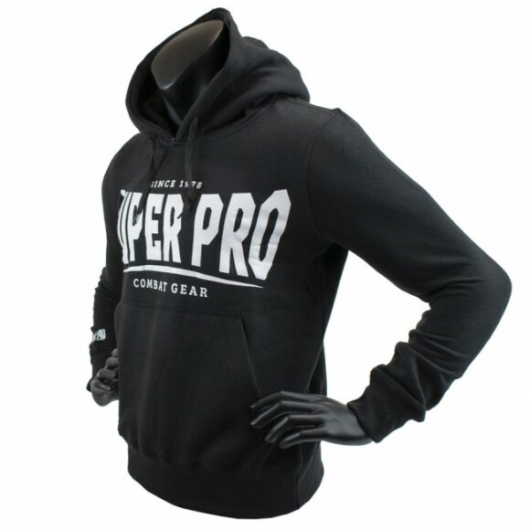 Super Pro Hoodie S.P. Logo Zwart Wit 3