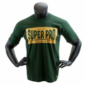 Super Pro T shirt Block Groen Goud 2