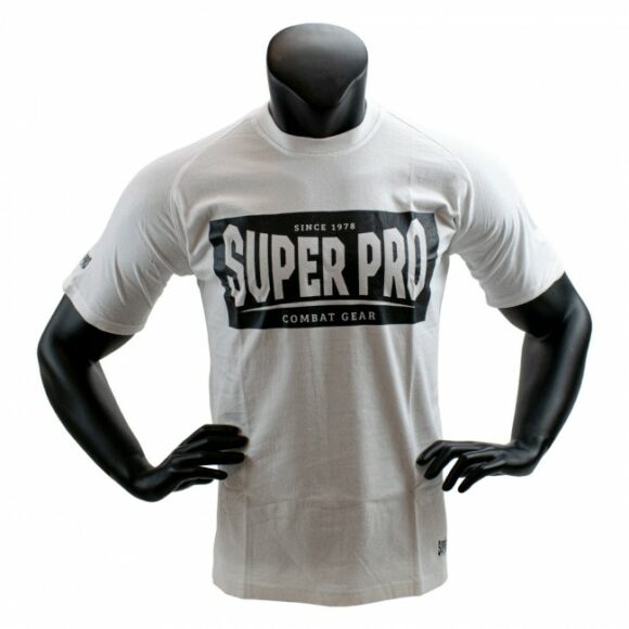 Super Pro T shirt Block Wit Zwart 2