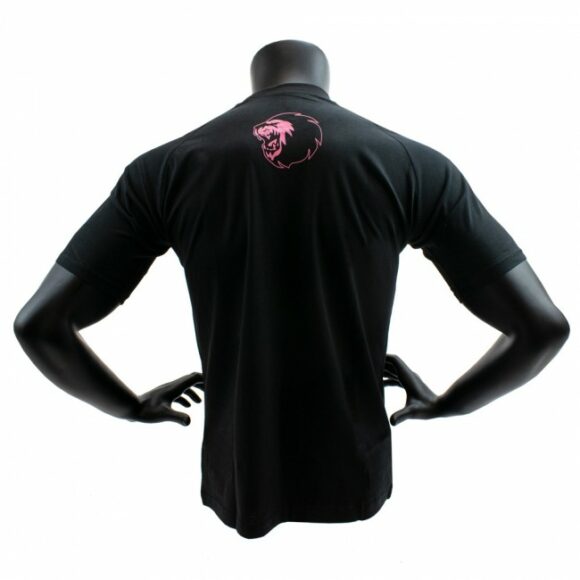 Super Pro T shirt Block Zwart Roze 5