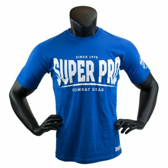 Super Pro T shirt S.P. Logo Blauw Wit 2