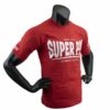 Rood t-shirt voor kinderen en volwassenen van Super Pro.