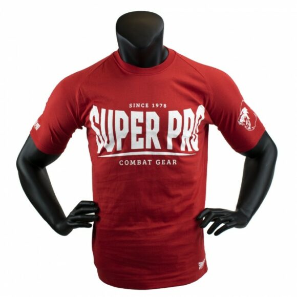Super Pro T shirt S.P. Logo Rood Wit 2