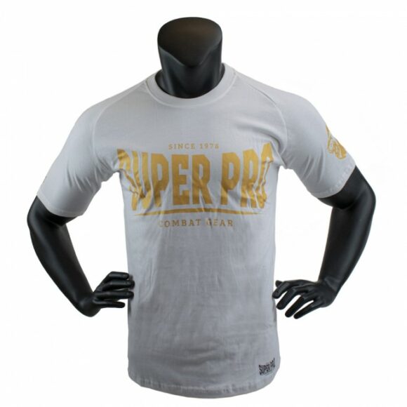 Super Pro T shirt S.P. Logo Wit Goud 2