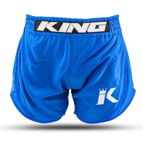 Blauw vechtsportbroekje van King.