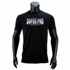 Super Pro T shirt DryFit T Shirt Stripes Zwart Wit 2