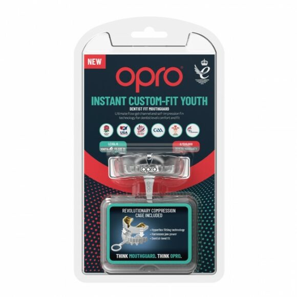 OPRO Gebitsbeschermer Instant Custom Fit V2 Transparant Kinderen 2