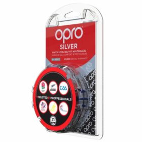OPRO Gebitsbeschermer Self Fit Silver Rood Blauw Junior 2