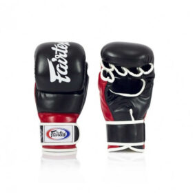 Fairtex MMA Sparringshandschoenen Zwart Rood 4 1