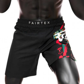 Zwarte MMA broek van Fairtex voor volwassenen.