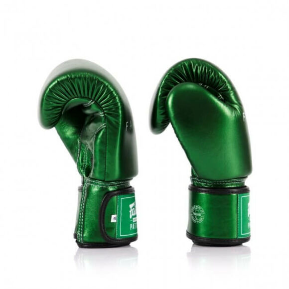 Fairtex Microfiber KickBokshandschoenen Metallic Groen 3 1