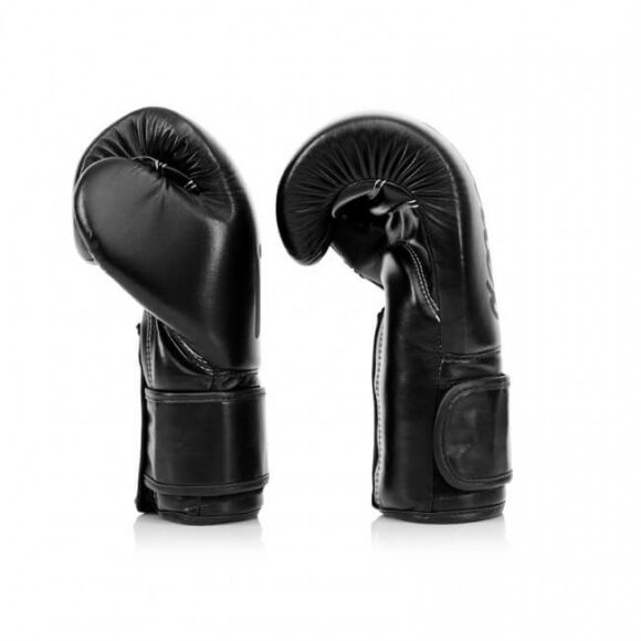 Fairtex Microfiber KickBokshandschoenen Solid Black 2 1