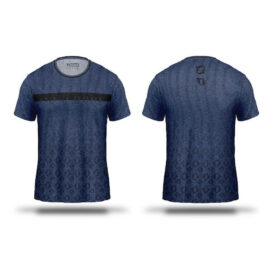 Blauw Fairtex t-shirt voor dames en heren.