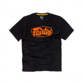 Zwart oranje t-shirt van Fairtex.