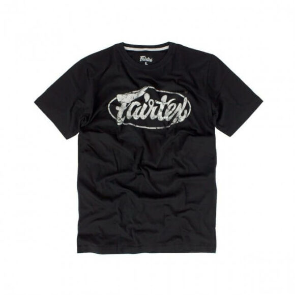 Zwart zilveren t-shirt van Fairtex.