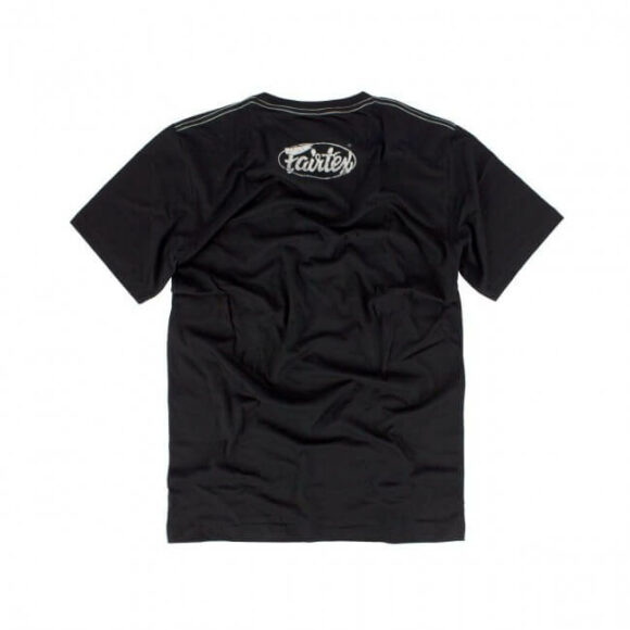 Fairtex T shirt Oval Zwart Zilver 2 1