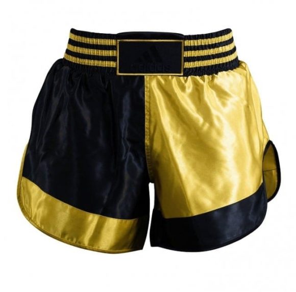 Adidas Thai- en Kickboksshort Zwart/Goud