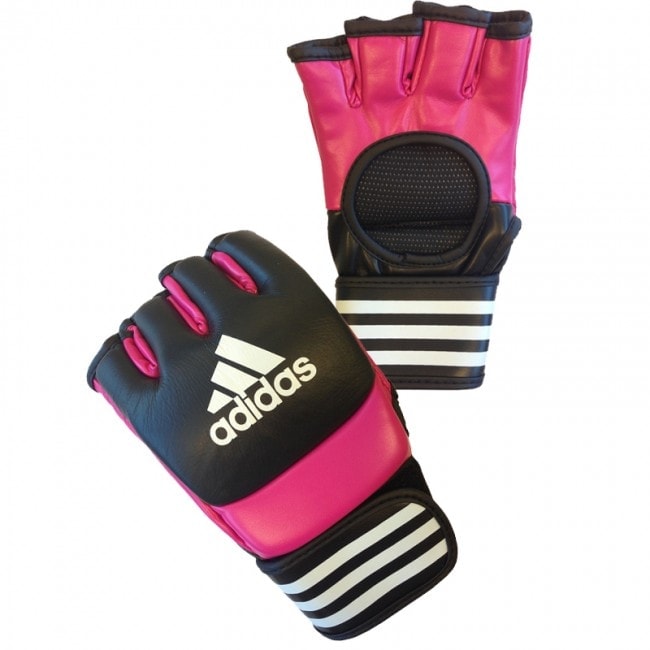voor beweeglijkheid neus Adidas Ultimate MMA Handschoenen Roze-Zwart kopen? | Fightplaza