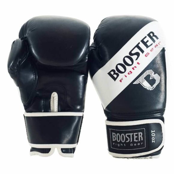 Booster BT sparring white stripe (kick)bokshandschoenen